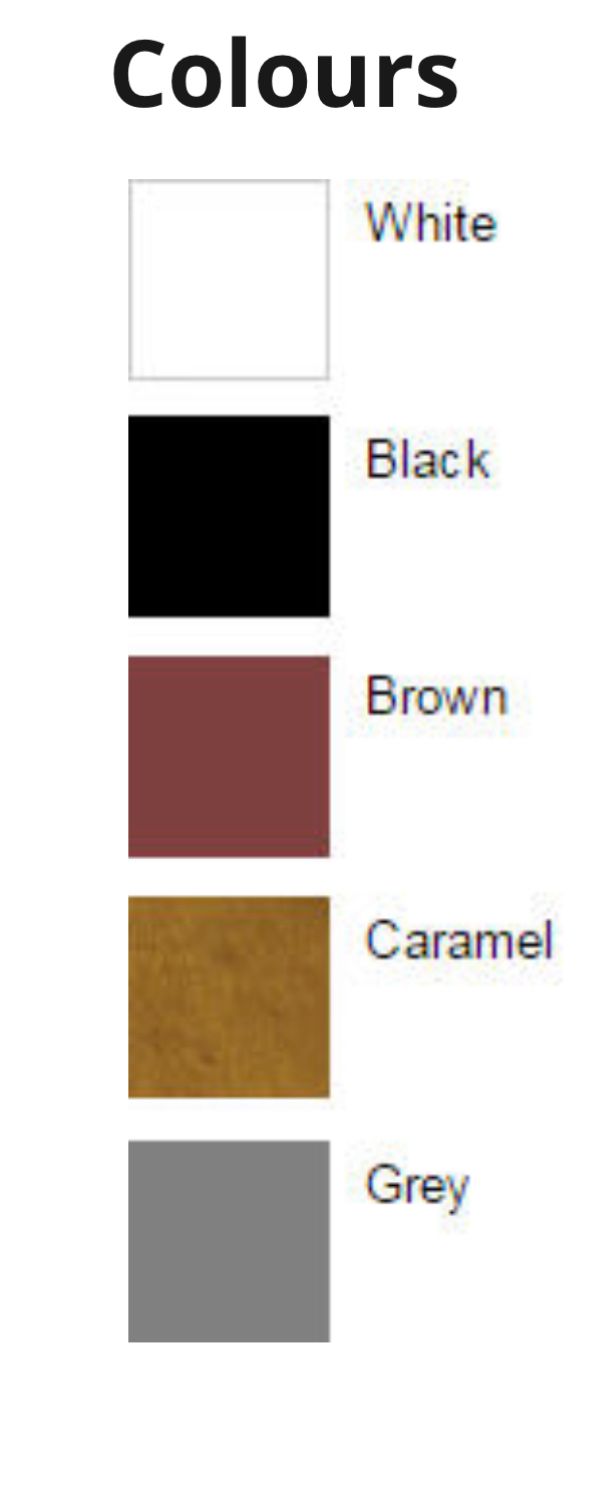Guttering colours available 